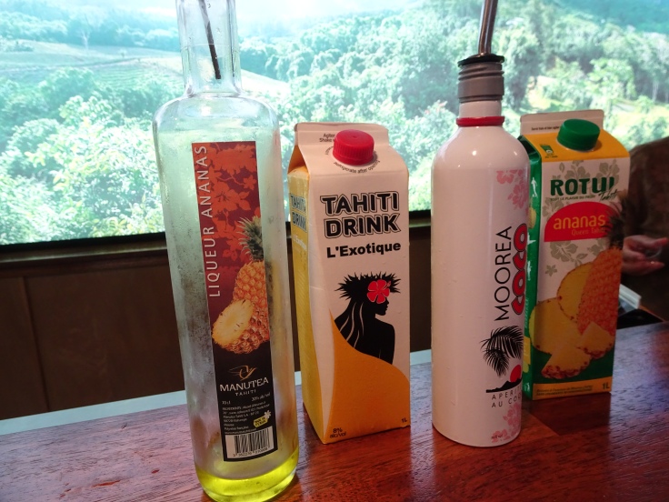 Perfect ingredients for cocktails at the Moorea Juice Factory